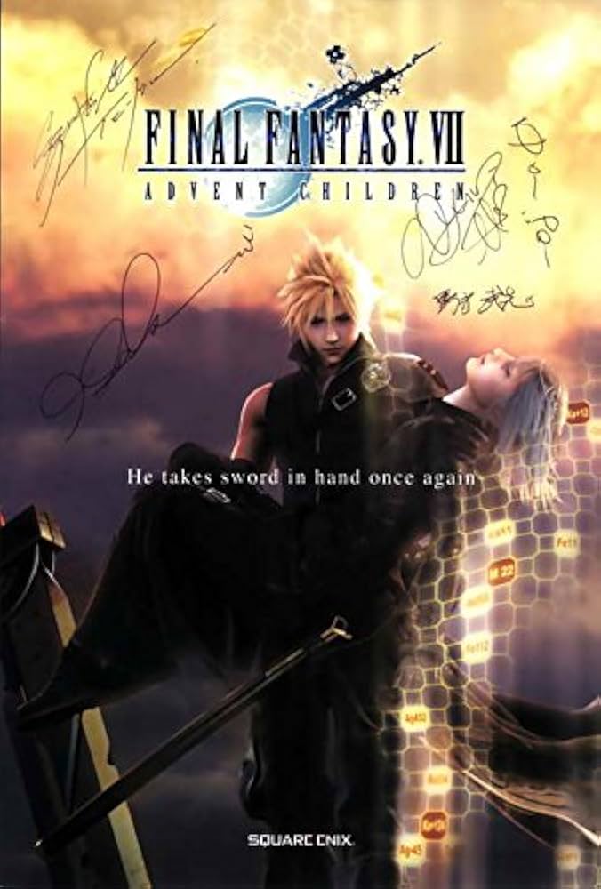 ファイナルファンタジー7 アドベントチルドレン　オリジナルポスター2 Final Fantasy VII 7 Advent Children / Dual Very Rare Poster